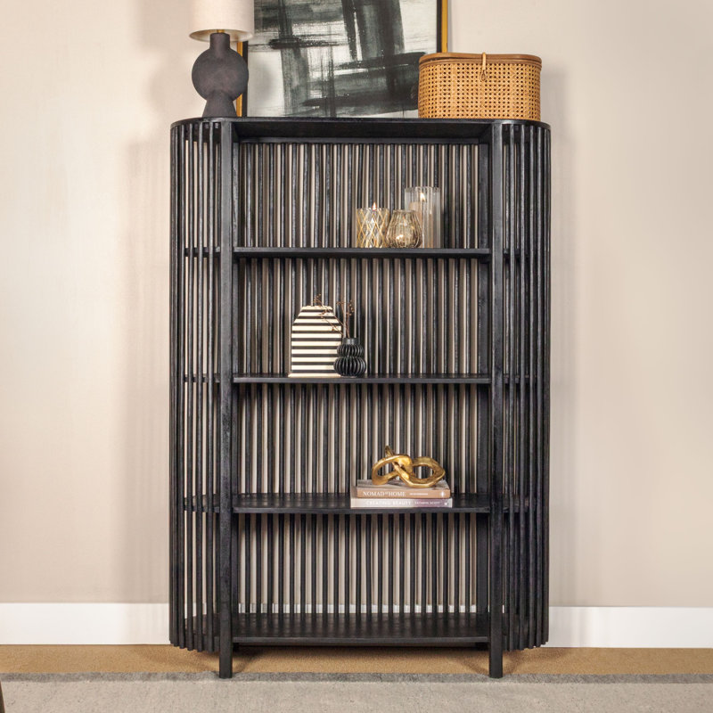Weyburn Wide Bookcase, Black