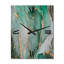 Horloge murale abstraite Turquoise et gris-448268827