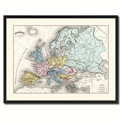 " Ancient Europe Old Map "