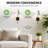 Bell + Howell Rechargeable Wall Light Sconce With Fabric Shade And Dimmable Features-128517702