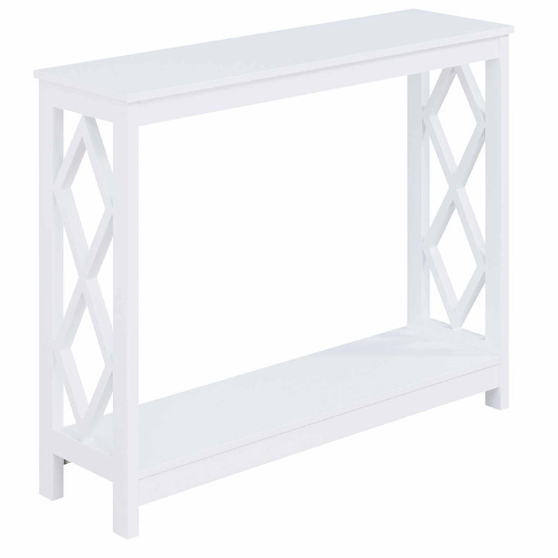 Console Dimson, Blanc, H 6,25 po x l 43,75 po x P 14,5 po