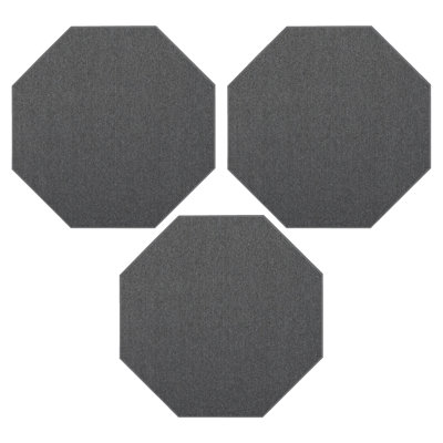 Brisna Furnish my Place Modern Indoor/Outdoor Commercial Solid Color Rug - Pet and Kids Friendly Rug, Stain Resistant, Floor Carpet for Living Room & Hallway, Wedding - Grey