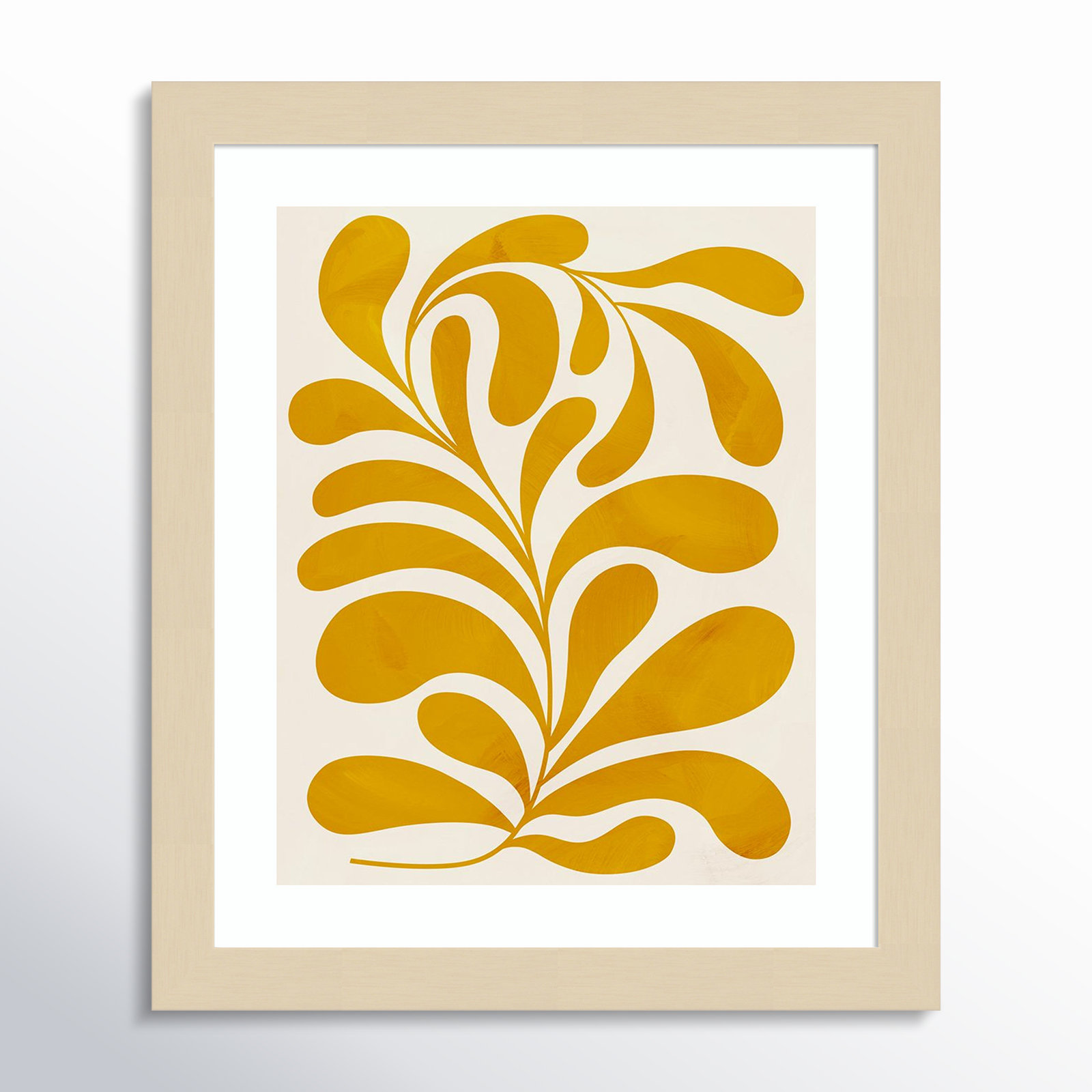 Goldenrod II by Grace Popp, 13" H x 11" W x 1" D, Natural