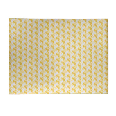 Tapis ivoire/jaune clair skyscrapers monochrome