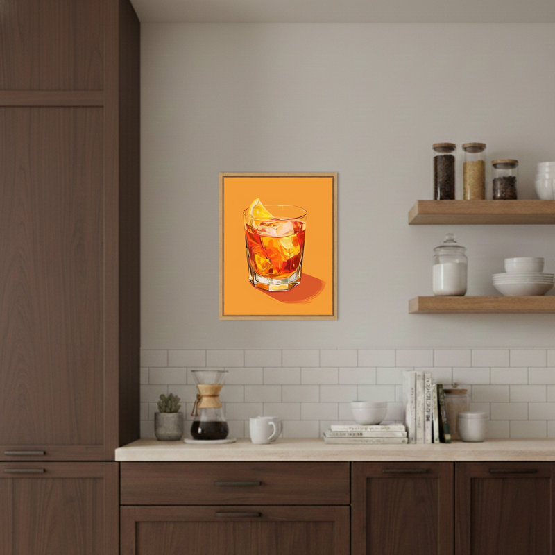 «Negroni» par Jolly and Dash, reproduction d'art sur toile encadrée