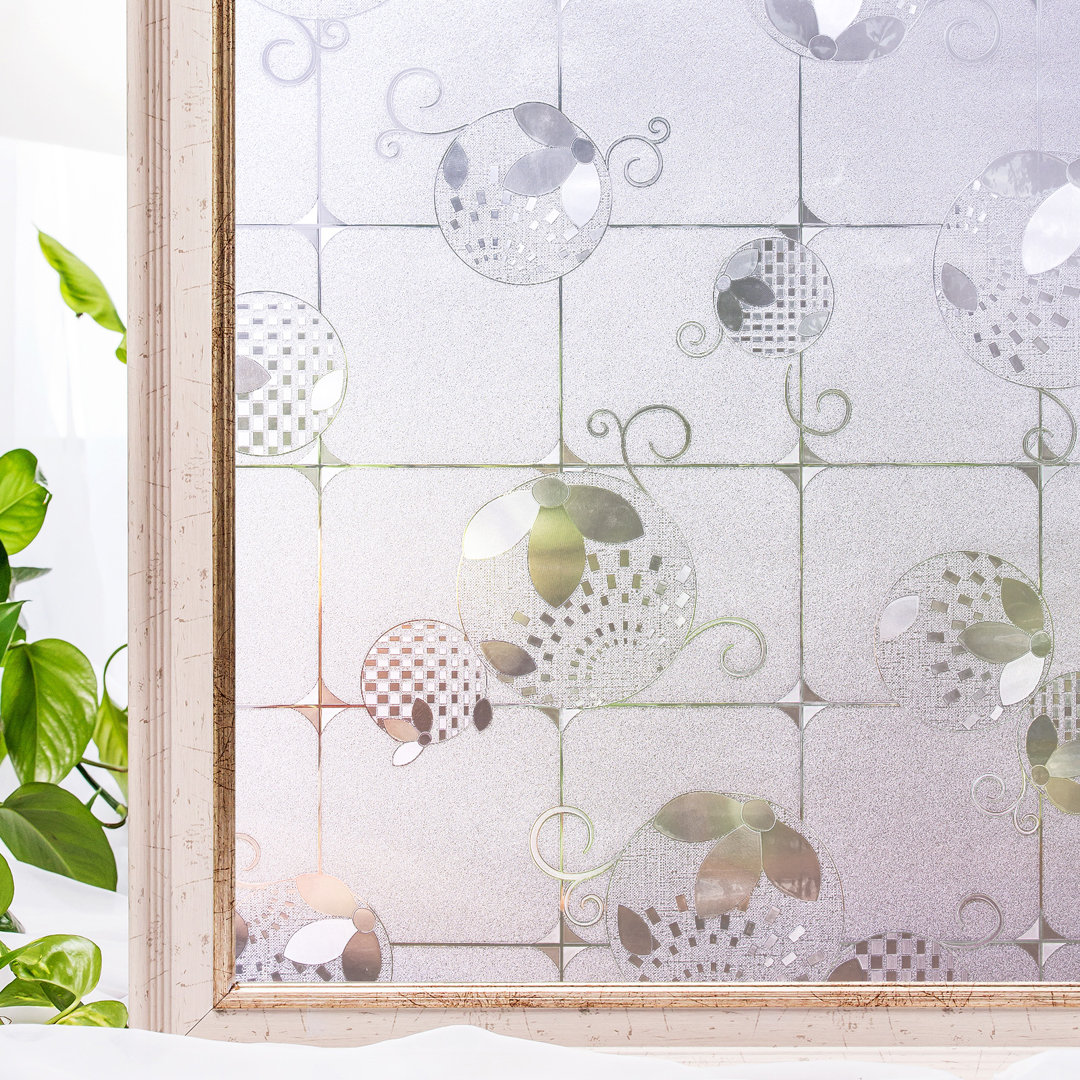 35.4in x 78.7in 3D Static Cling Privacy Window Film, UV Blocking & Heat Control for Home Decoration, Non-Adhesive Wildon Home®