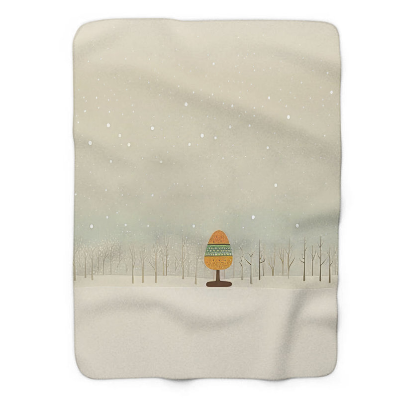 Snug Snow - couverture 1 pièce, Grand lit
