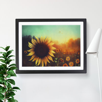 Pristine Sunflowers - Single Picture Frame Painting