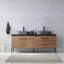 Meuble-lavabo double 72 po Dacher