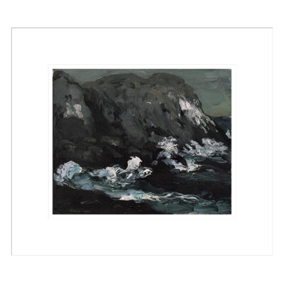 «Monhegan Island» par Robert Henri, impression giclée encadrée
