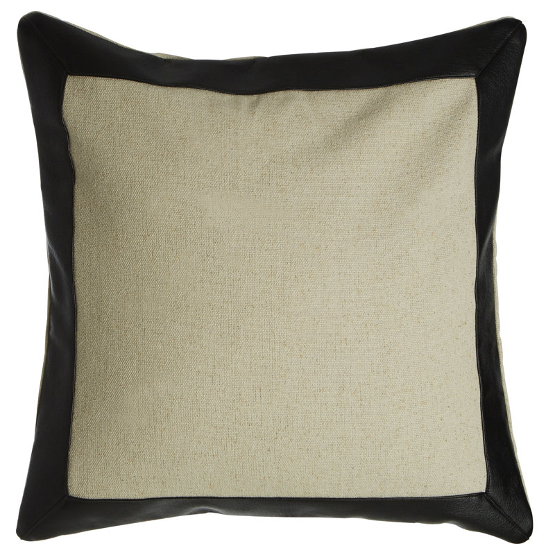 Best Striped Square Cushion, Cream