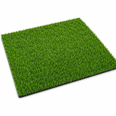 6 ft x 25 ft Artificial Grass Turf Roll, 0.8 in Pile Height Synthetic Lawn Mat for Patio, Garden and Backyard Decor