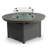 LuXeo Vail 25"(H) x 48"(W) Round Fire pit Set with 4 Deep Seating Chairs, 5-Piece-75033823