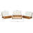 Frisina 4 Piece Conversation Set-868694053