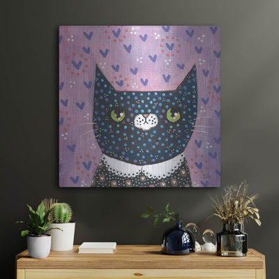 Winston Porter 'Kooky Cat 1' by Melissa Averinos Metal Wall Art