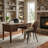 Chardee Upholstered Dining Chairs Faux Leather Waterproof Side Chair With Metal Frame-677716634
