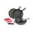 Lodge Essential Cast Iron Cookware Set Black