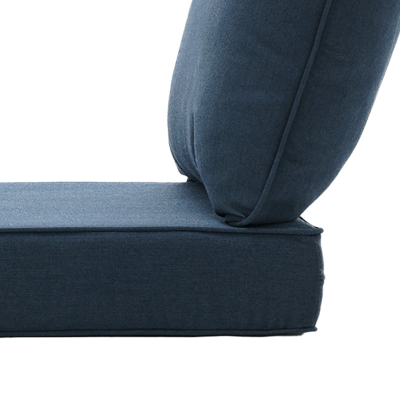 Ensemble de coussins extérieurs Henley Sunbrella pour meubles de patio ou de jardin, Marine