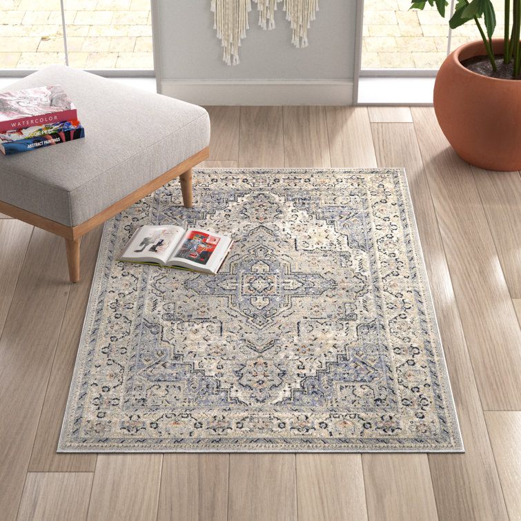 Nourison Essentials Persian Blue Indoor/Outdoor Area Rug