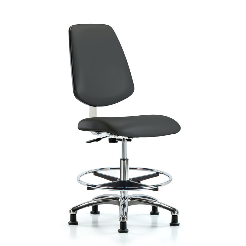 Chaise de dessin Anais, Anthracite, Patins