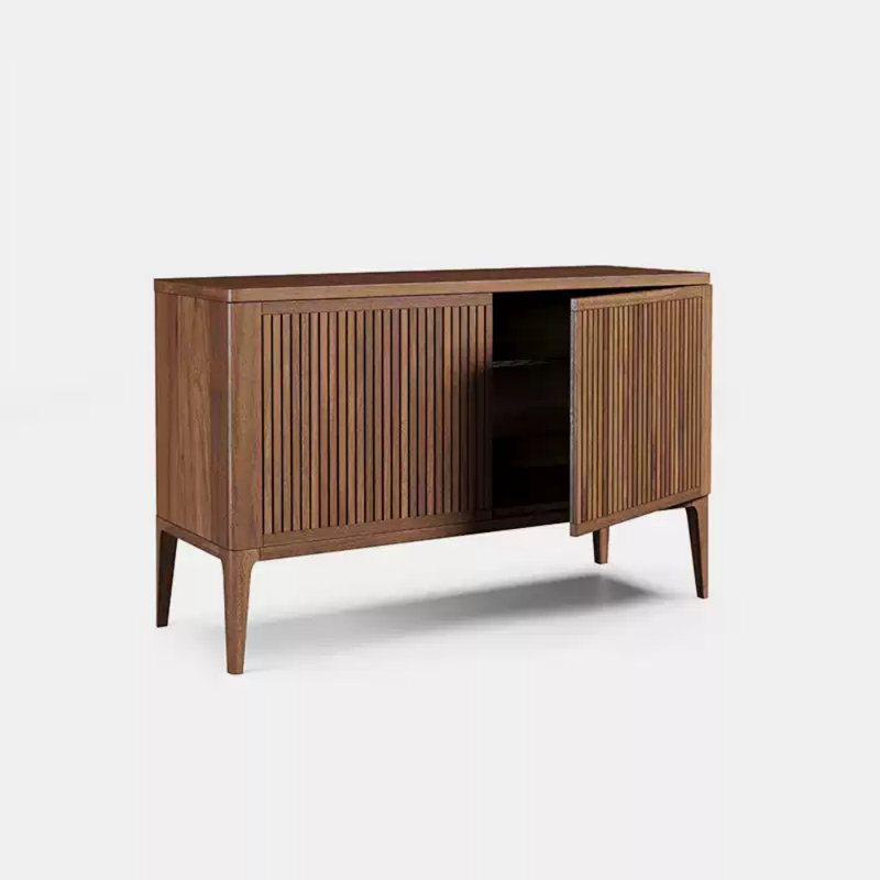 Buffets simples en bois de noyer noir, Noyer
