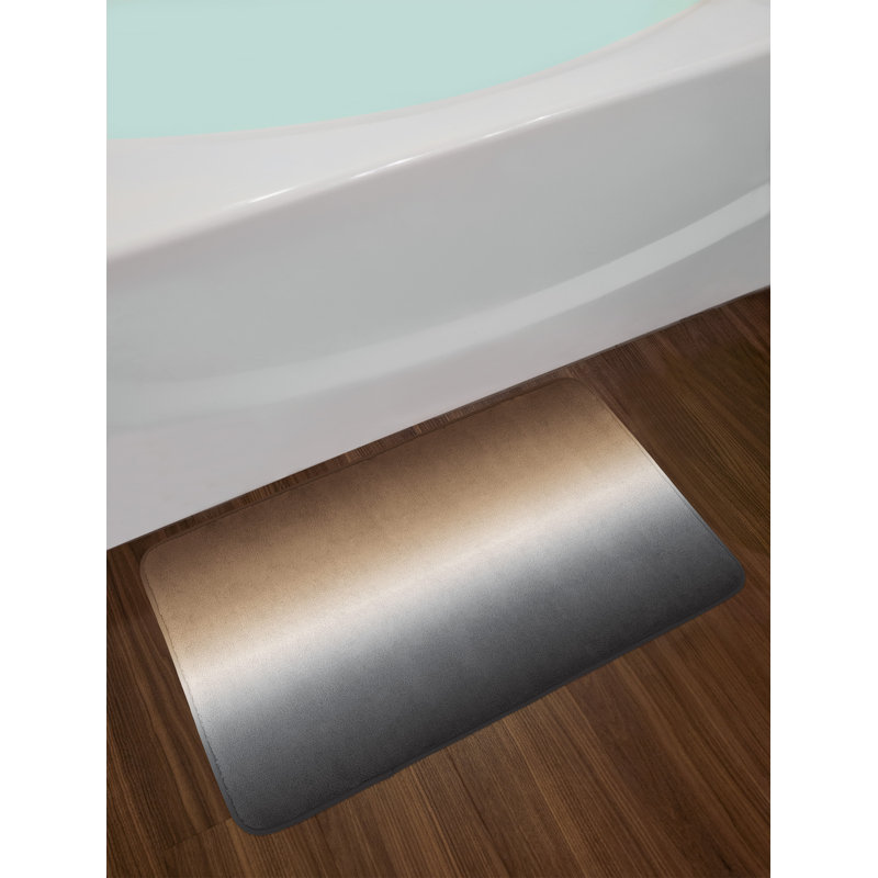 Tapis de bain Tyisha avec envers antidérapant