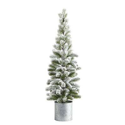 Sapin de Noël artificiel floqué 3 '
