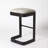 Upholstered Counter Stool with Metal Frame