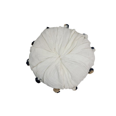 Oreiller rond Ls Romy Muslin