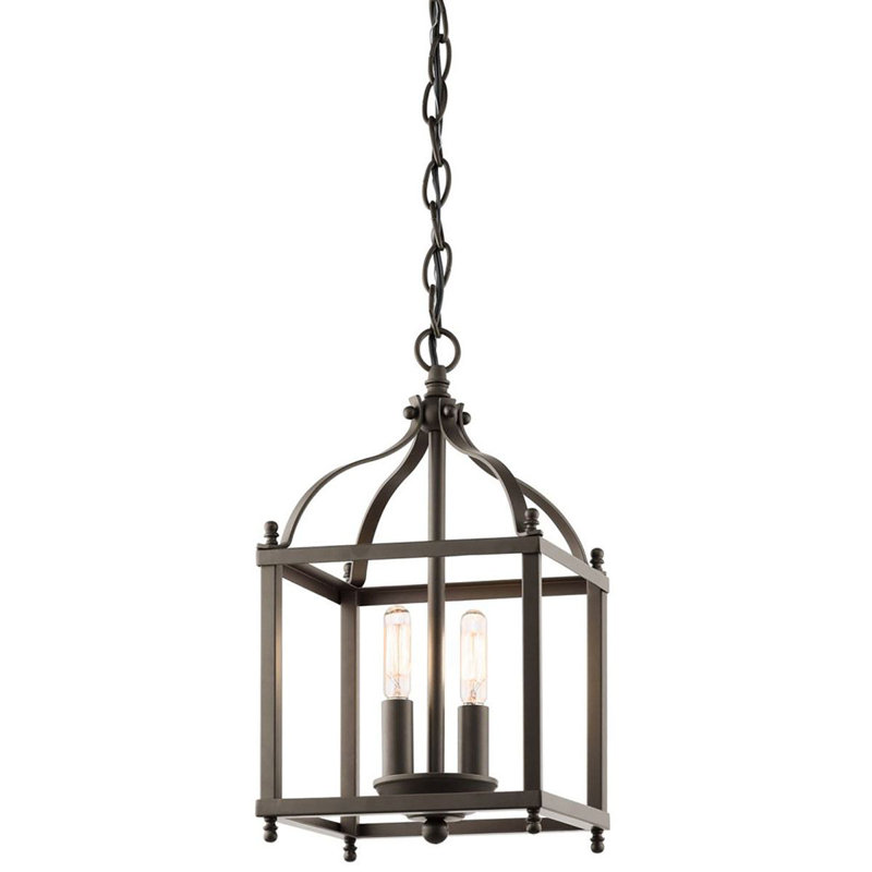 Larkin 2 - Light Lantern Pendant, Olde Bronze