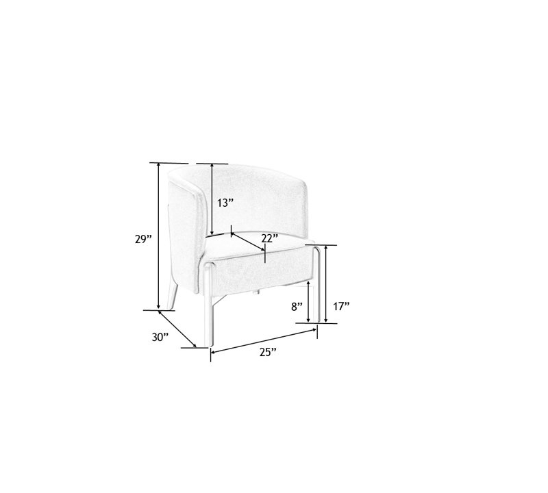 Dewanna Modern Accent Chair