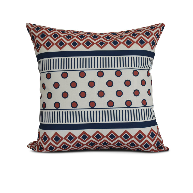 Upscale Getaway Square Pillow Cover & Insert, 20" H x 20" W x 3" D, Orange