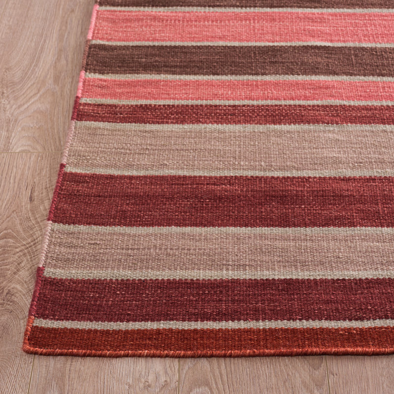 Ralph Lauren Barragan Stripe Wool Striped Rug, Rectangle 8' x 10'