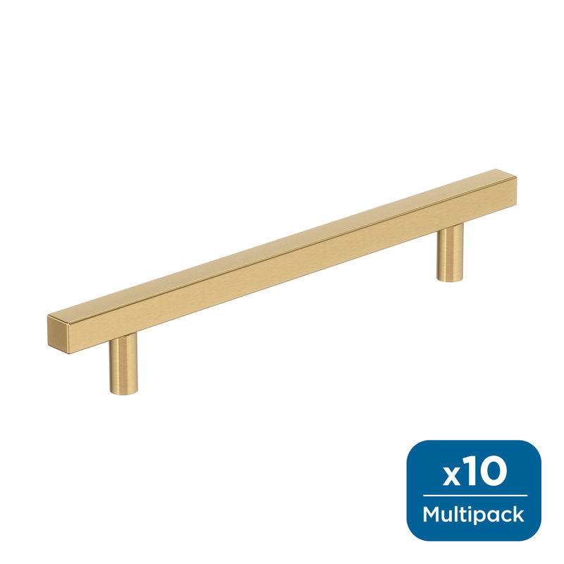 6 5/16" Center Handle Pull Multipack, Champagne Bronze