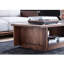 Table basse en bois massif Simple Leisure