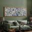 Reproduction d'art sur toile encadrée bleu marine-107118074-111665901