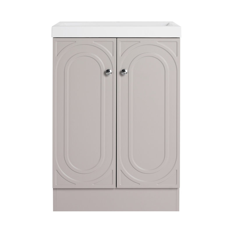 Meuble-lavabo sur pied 24 po avec lavabo en résine