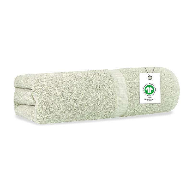 Penright GOTS & OEKO-TEX Certified Organic Cotton Bath Sheet – 650 GSM, Long-Staple, Plush, Quick-Drying & Absorbent, 36" x 70"
