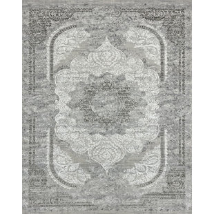 Tapis turc classique oriental crème et vert 10 x 16,4 pi