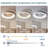 19" Matte White Bedroom Fan Light With Remote Control, Dimmable, 7 Blades, Reversible Dc Motor, With Led Light-1157444039