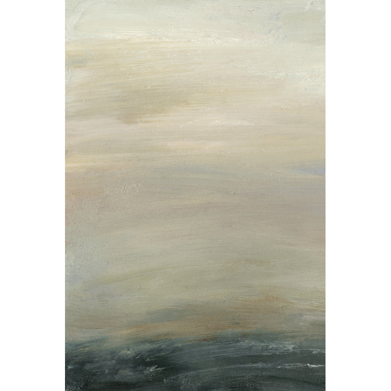 " Soft Horizon I " by Sharon Gordon Painting Print, 36" H x 24" W x 1.25" D