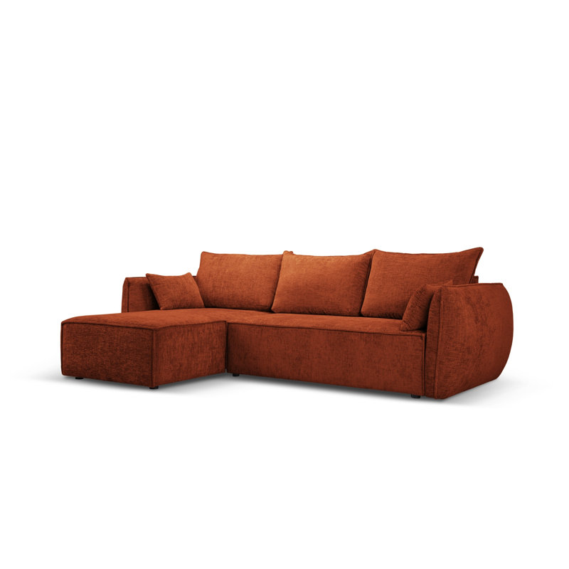 Blessington 4 Seater Sofa Bed, Left Hand Facing, Brown
