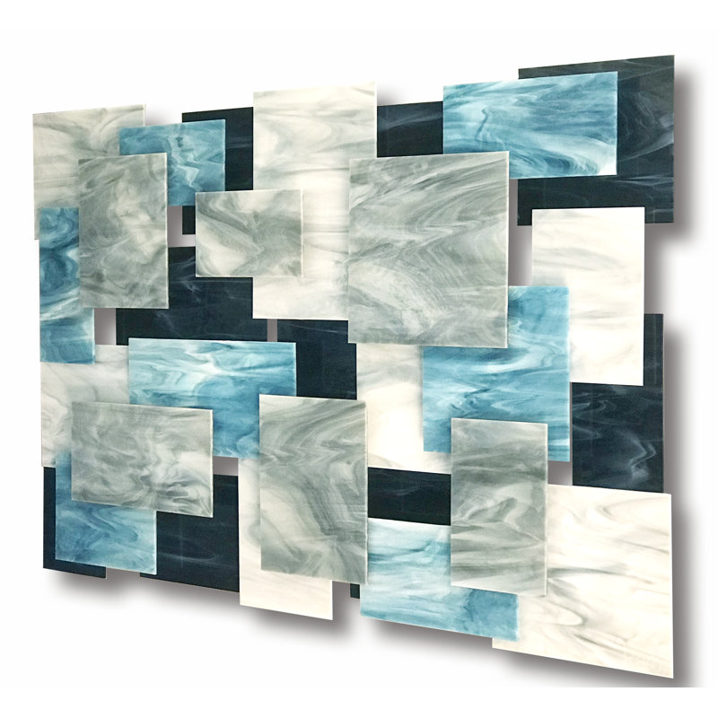 Glacial Handmade Wall Decor, Blue Green