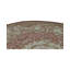 Hand-Knotted High-Quality Rose and Ivory Round Area Rug