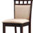 Aamina Upholstered Counter Stool with Solid Wood Frame