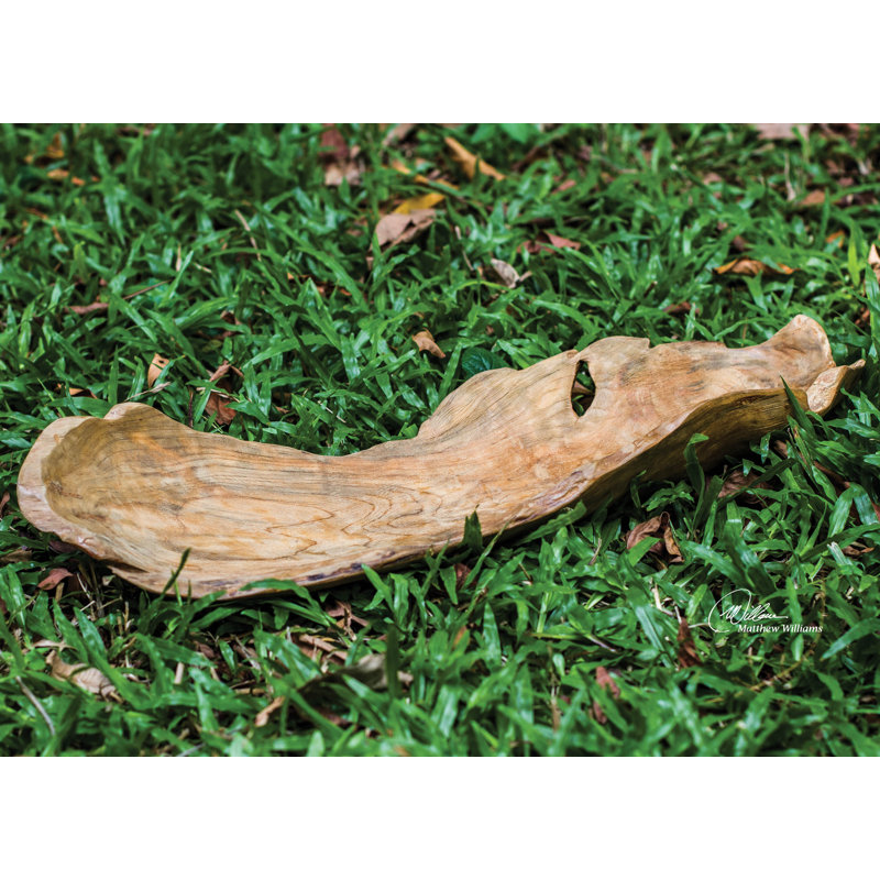 Teak Handmade Solid Wood Decorative Bowl
