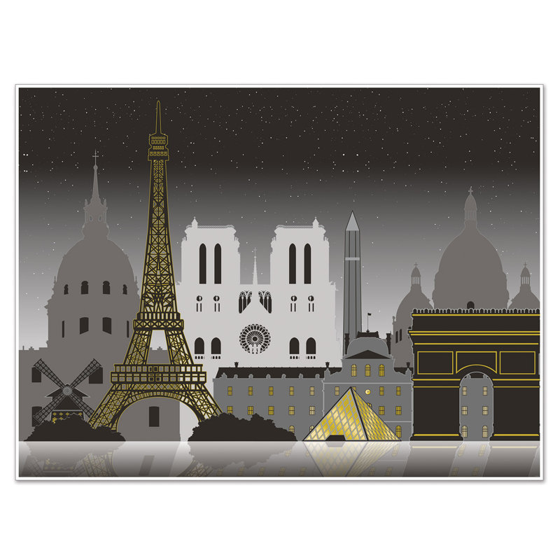 Décoration murale cityscape paris