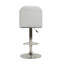 Tabouret de bar en similicuir noir-494749581
