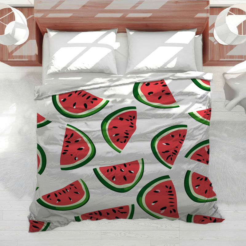Édredon Watermelon Bedding Fruit Boho Boho, Édredon simple