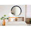 Huldar Glass Flat Wall Mirror